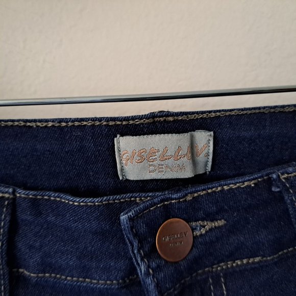 Giselle V. Denim Juniors Skinny Blue Jeans Size 11 Preowned Good Condition - Picture 5 of 11